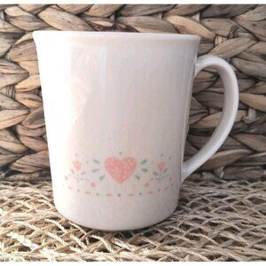 Vintage Corning Corelle Forever Yours Heart Mug, Farmhouse Country Coffee, EUC